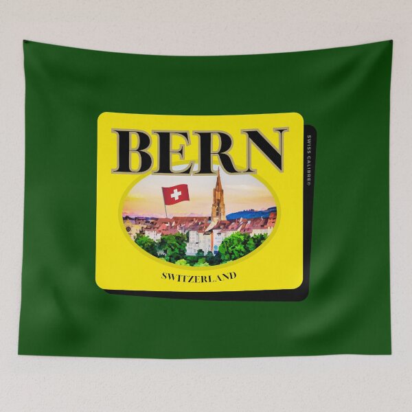 Item preview, Bern Switzerland City Travel, Visit Hotels in Bern, Bears, Vintage Swiss Old town, and best Berne places for Tourism & Sightseeing in winter, Souvenirs from Bern Switz, Touring Wengen, I Love Bern designed and sold by SwissCalibre.