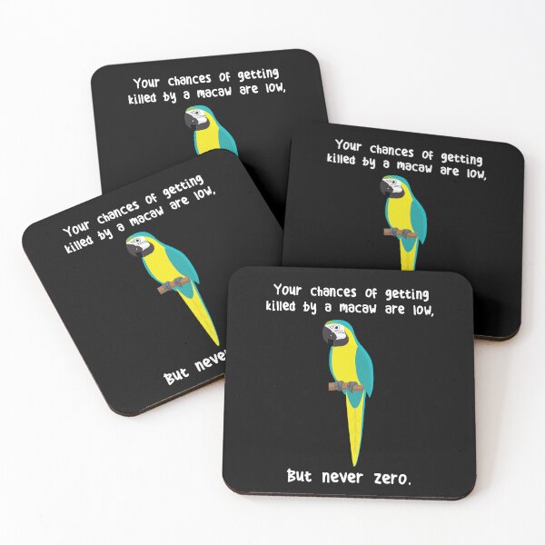 Item preview, Blue and Gold Macaw Parrot Never Zero designed and sold by Clara Hollins.