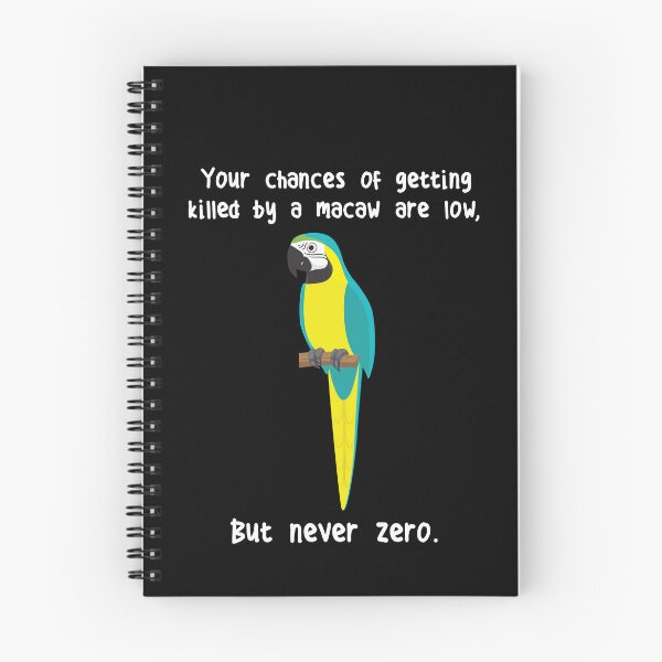 Item preview, Blue and Gold Macaw Parrot Never Zero designed and sold by Clara Hollins.
