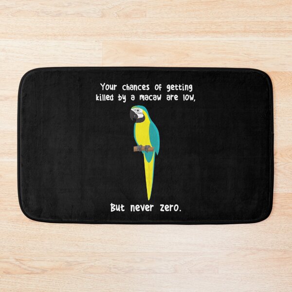 Item preview, Blue and Gold Macaw Parrot Never Zero designed and sold by Clara Hollins.
