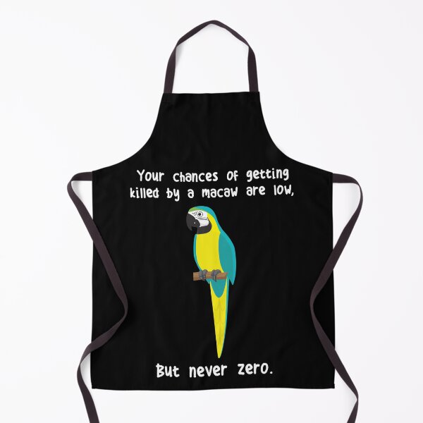 Item preview, Blue and Gold Macaw Parrot Never Zero designed and sold by Clara Hollins.