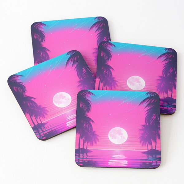 Item preview, Synthwave Moonrise designed and sold by Space Boss.