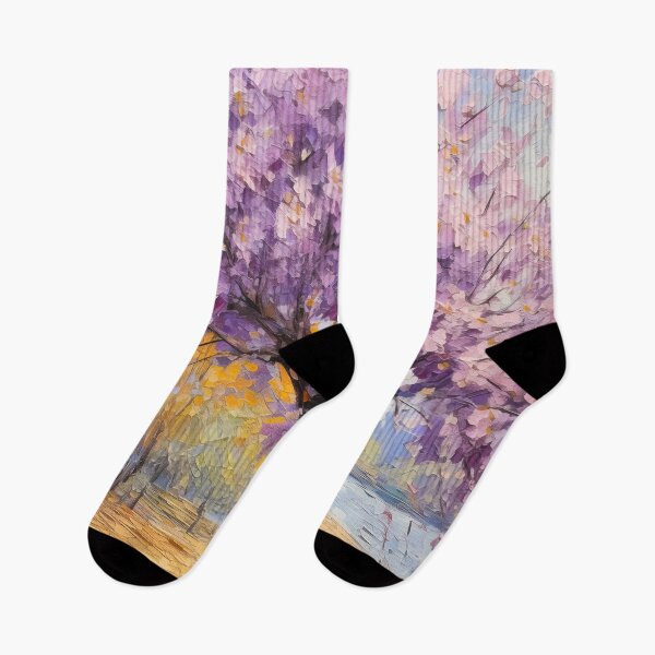 Item preview, Abstract Lilac Tree Painting designed and sold by MargaretWiktor.