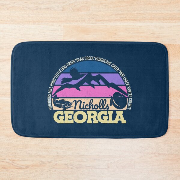 Item preview, Nicholls Georgia Sunset Retro Vintage Local Pride Logo designed and sold by CRHPOD20.