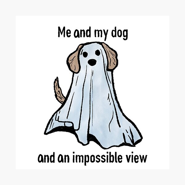 Item preview, Me and My Dog Lyric Ghost designed and sold by sosarahmiranda.