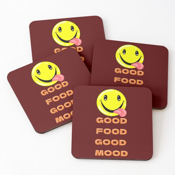 Item preview, GOOD FOOD GOOD MOOD. POSITIVE QUOTES designed and sold by La Loca.