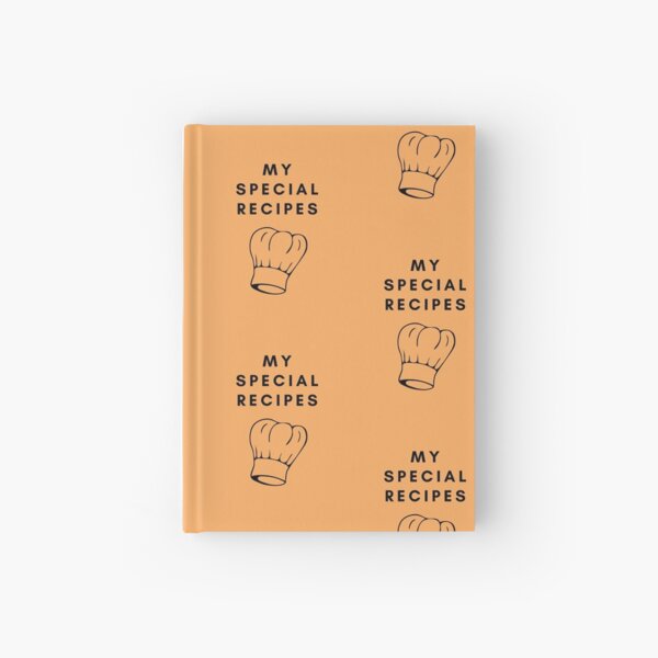 Recipes Book In Black And White Journal and Notebook Only Hardcover  Journal for Sale by CJ Anderson