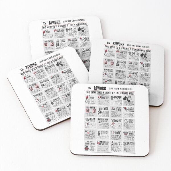 Item preview, Visual Book Rework (Jason Fried & David Heinemeier) designed and sold by TKsuited.
