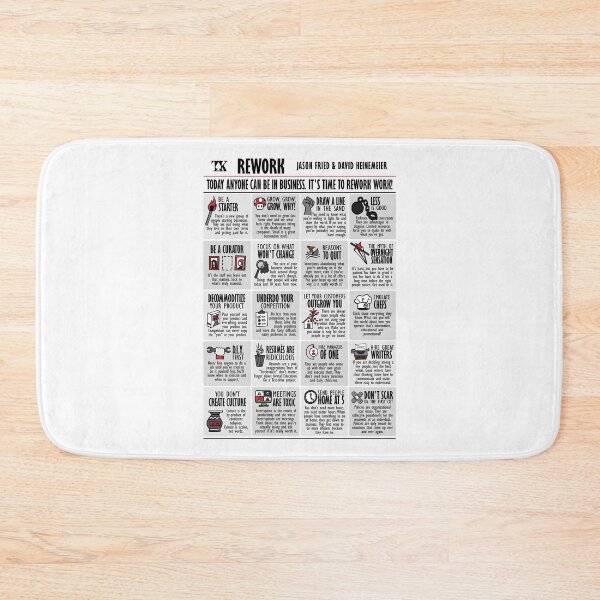 Item preview, Visual Book Rework (Jason Fried & David Heinemeier) designed and sold by TKsuited.