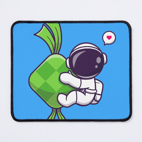 Item preview, Astronaut's Cosmic Ketupat: Cartoon Vector Icon designed and sold by hjian8219.
