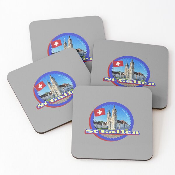 Item preview, St Gallen Switzerland City Travel, Visit San Gallo Hotels in Switz, the Abbey Library, Vintage Swiss Old town, and Canton places for Tourism & Sightseeing in winter, CH Souvenirs from St Gallen designed and sold by SwissCalibre.