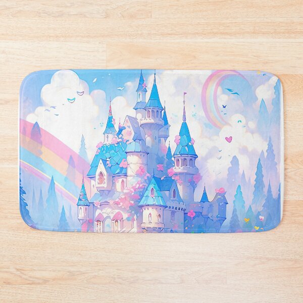 Item preview, Castle with Rainbows in Fantasyland designed and sold by WhimsicalPlays.