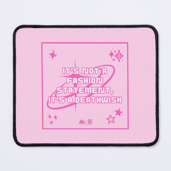 Item preview, It's Not A Fashion Statement It's A Deathwish y2k pink emo sticker lyrics designed and sold by bubbleiel.