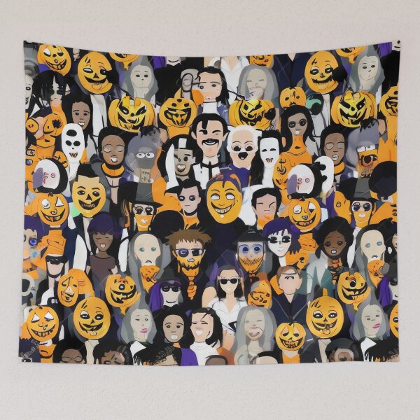 Artikelvorschau, Gruselige Halloween-Jackolantern-Kunst entworfen und verkauft von NOTSNIW ART.