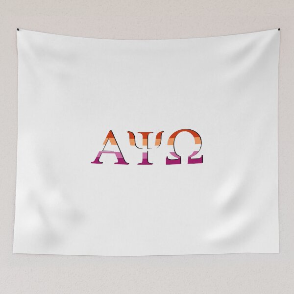 Item preview, Alpha Psi Omega - Lesbian Pride designed and sold by SoybeanTomato.