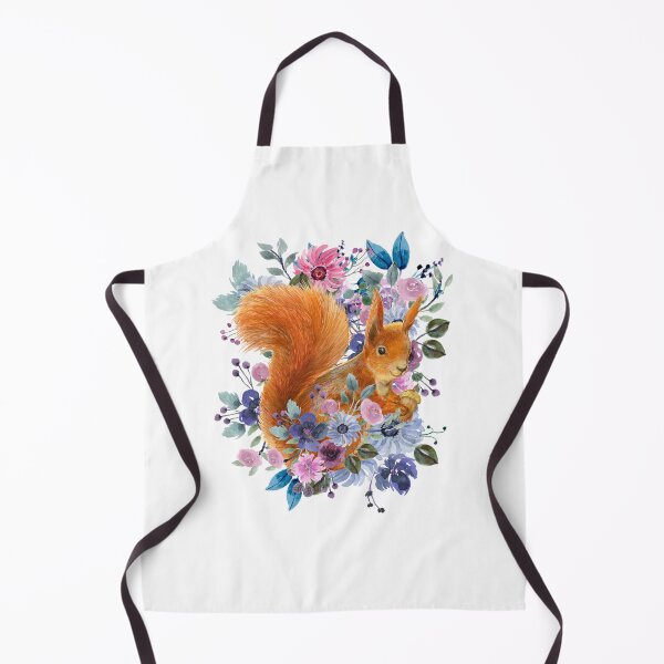 Item preview, Painted Squirrel Floral designed and sold by ArtofAddison.