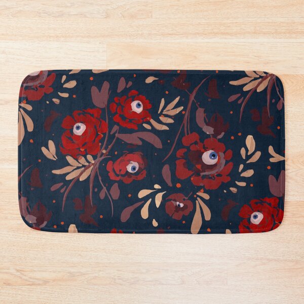 Item preview, Vampy Red Roses and Eyeballs Cryptid Pattern designed and sold by LolaveeCreative.