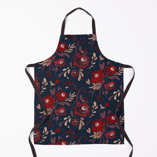 Item preview, Vampy Red Roses and Eyeballs Cryptid Pattern designed and sold by LolaveeCreative.