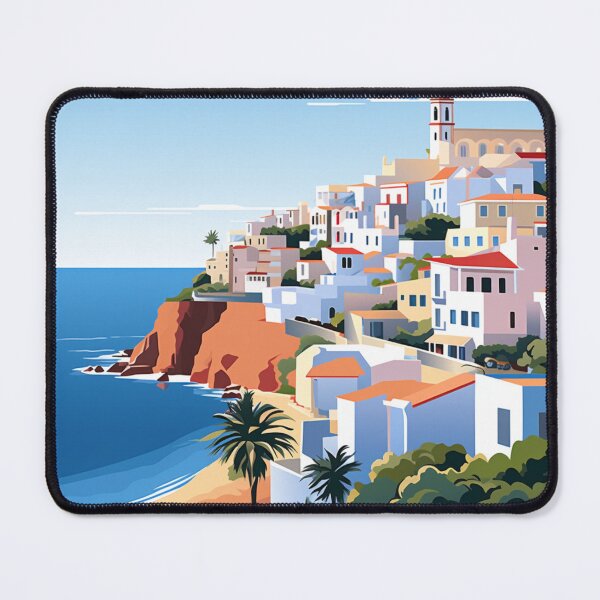Item preview, A Pop Art Travel Print of Albufeira - Portugal designed and sold by StudioRedKoala.