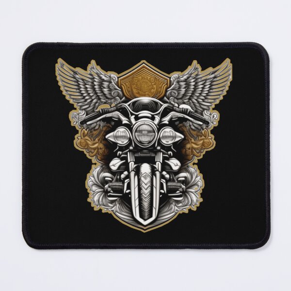 Item preview, Motorcycle crest with wings  designed and sold by Roxburylane.