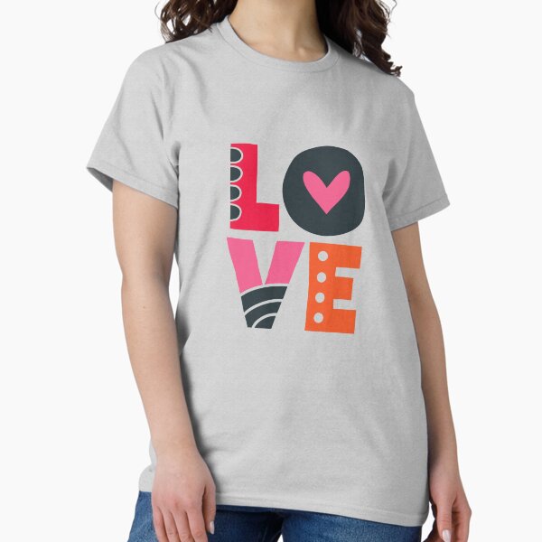 Bright Love Letters Classic T-Shirt