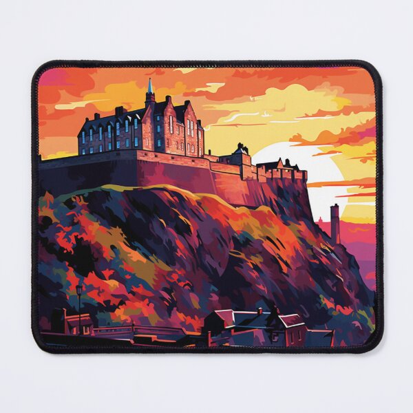 Item preview, A Pop Art Travel Print of Edinburgh - Scotland designed and sold by StudioRedKoala.