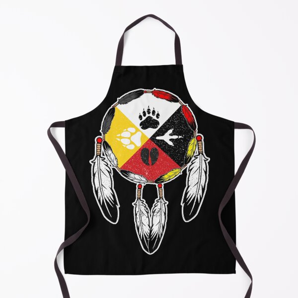 Item preview, Native American Medicine Wheel - Spirit Animal Paws designed and sold by mixedshop.