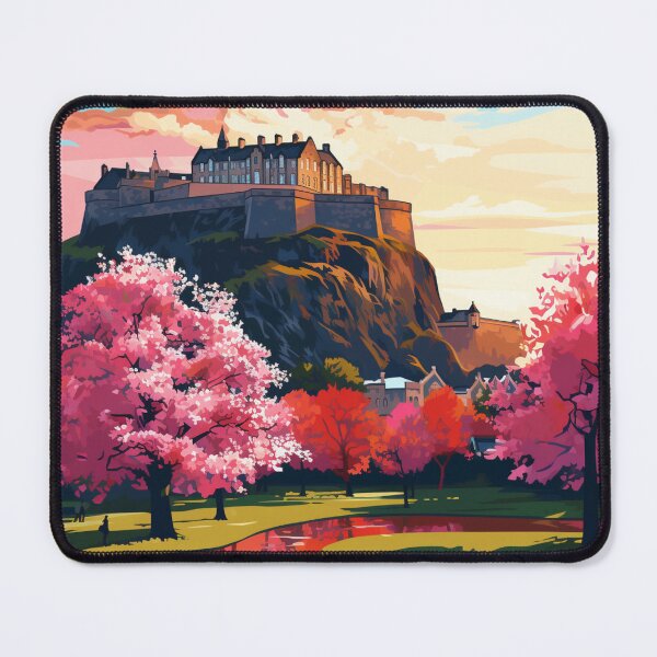 Item preview, A Pop Art Travel Print of Edinburgh - Scotland designed and sold by StudioRedKoala.
