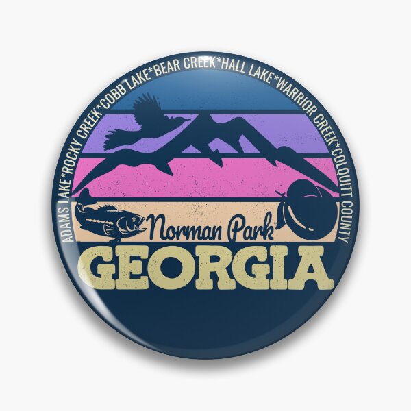 Item preview, Norman Park Georgia Sunset Retro Vintage Local Pride Logo designed and sold by CRHPOD20.