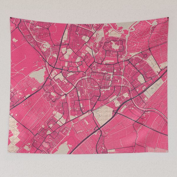 Item preview, Leiden City Map of Netherlands  - Blossom designed and sold by deMAP.