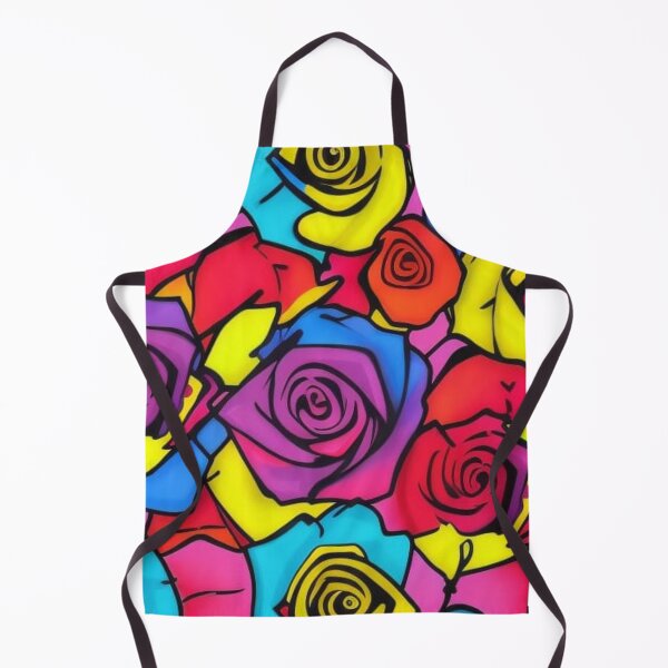 Item preview, Abstract Colorful Roses Pattern designed and sold by calibrit.