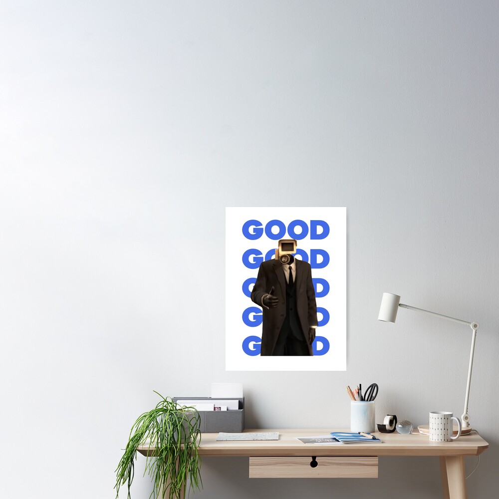 Good Cameran Man - Skibidi Toilet Sticker by SkibidiStore