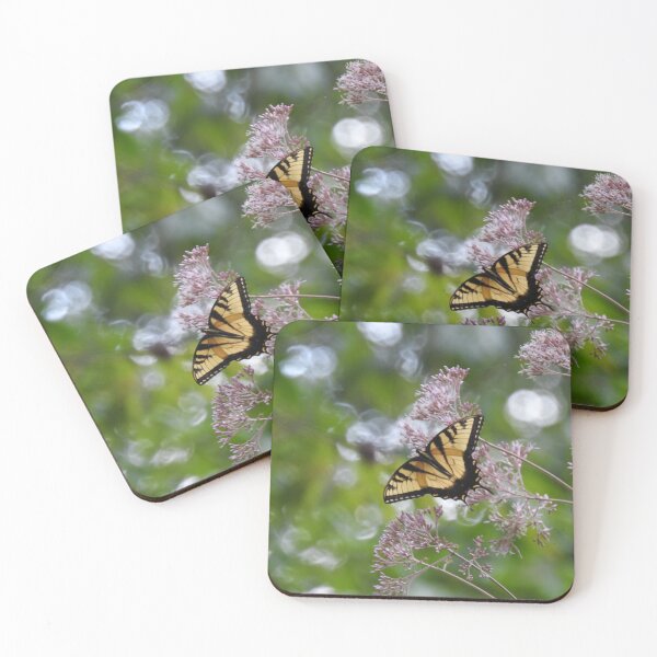 Item preview, Swallowtail butterfly on Joe Pye weed designed and sold by Mugsmining.
