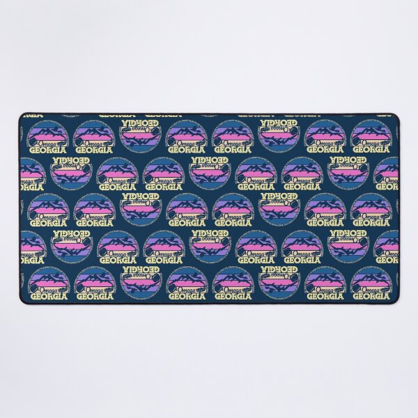 Item preview, Omega Georgia Sunset Retro Vintage Local Pride Logo designed and sold by CRHPOD20.