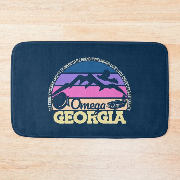 Item preview, Omega Georgia Sunset Retro Vintage Local Pride Logo designed and sold by CRHPOD20.