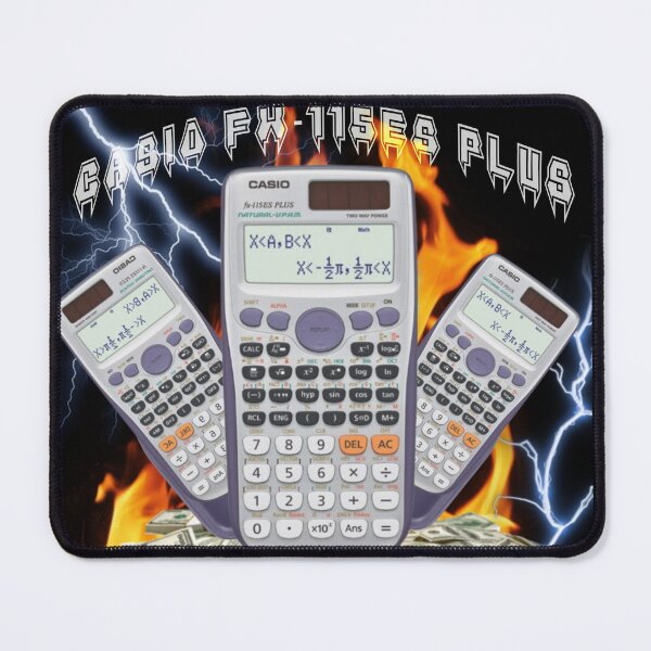 Item preview, CASIO FX-115ES PLUS Metal Shirt  designed and sold by orionspencer.