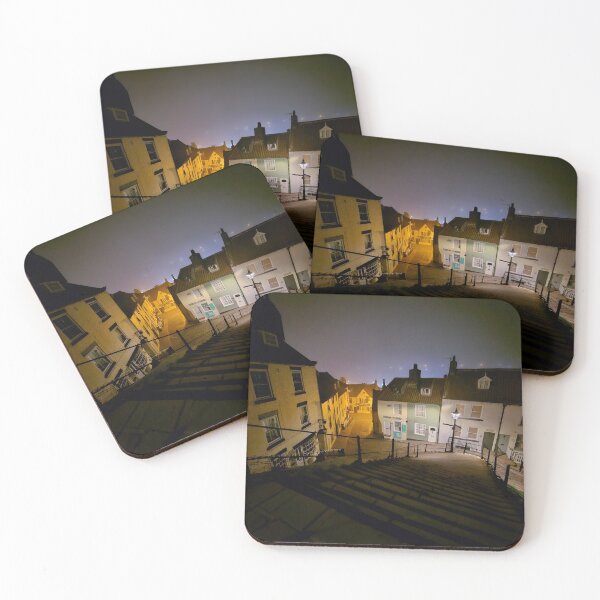 Item preview, Whitby 199 Steps, Misty Night designed and sold by imftrading.
