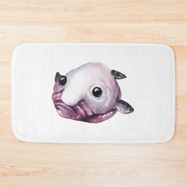 Item preview, Blobfish watercolour painting designed and sold by Funsize-Art.