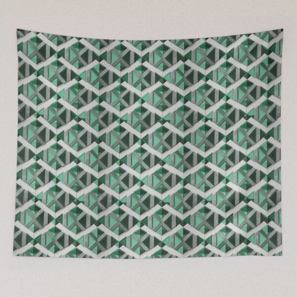 Item preview, Green art deco folded  designed and sold by melridger.