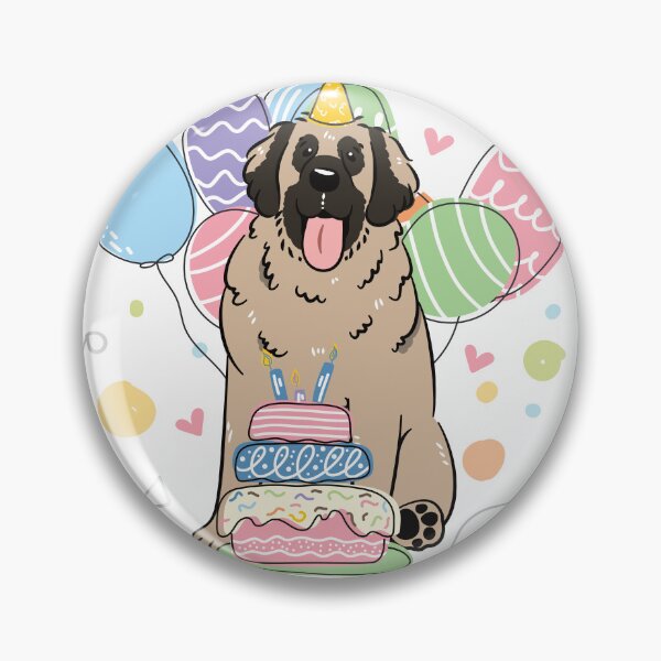 Item preview, Sandy Leonberger Dog Birthday Party 2 designed and sold by Lulupainting.