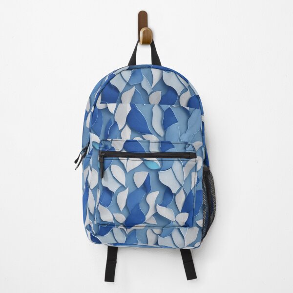 Item preview, Blue tiny leaves designed and sold by melridger.
