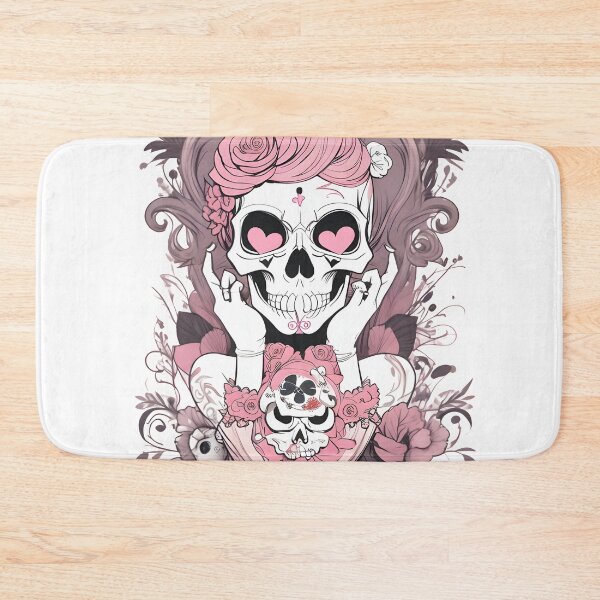 Item preview, Pink skeleton in love designed and sold by ratchawoot.