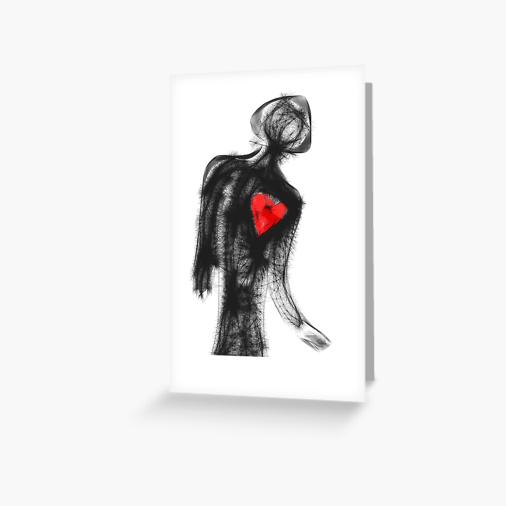 Shadow Man 1 Greeting Card