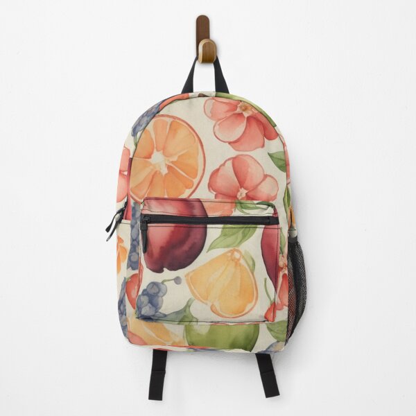 Item preview, Fruit and flower pattern designed and sold by Geddit Designs.