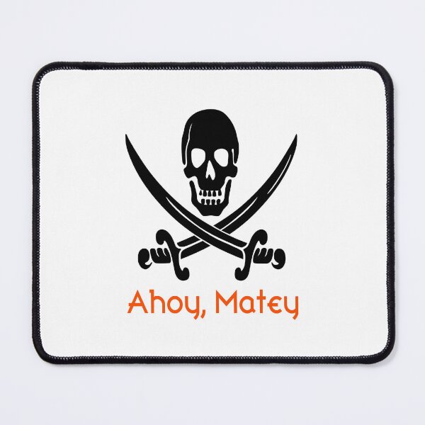 Item preview, Ahoy, Matey (black/orange) designed and sold by raineOn.