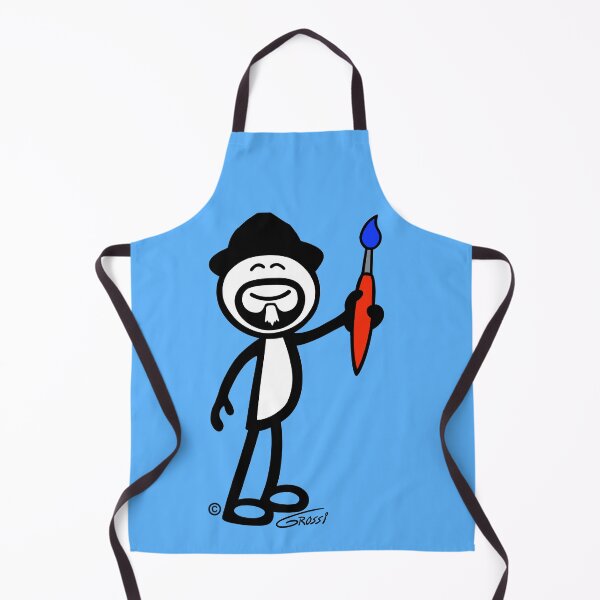 Item preview, GG Artist Stick Figure On A Light Blue Background  designed and sold by GDGCreations.