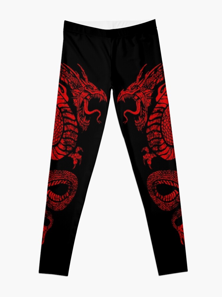 Alternate view of Red Dragon Leggings Leggings