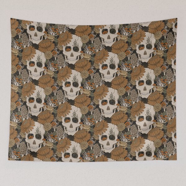Item preview, Autumn Skulls designed and sold by latheandquill.
