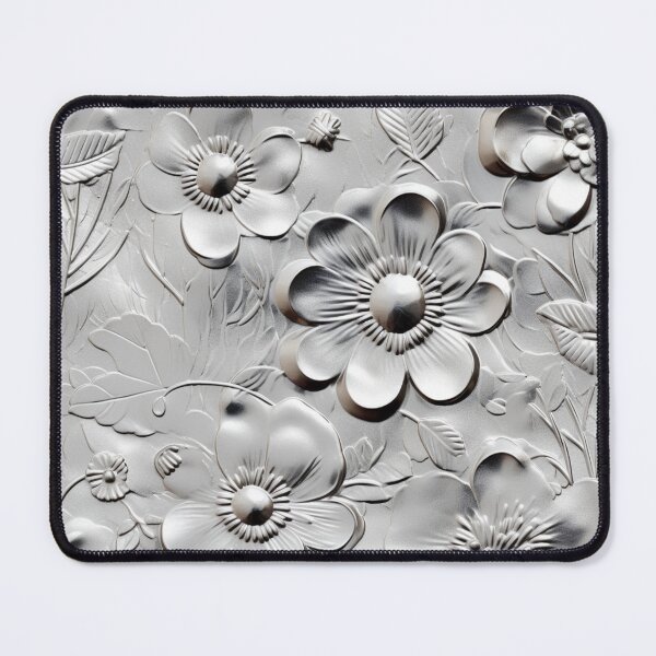 Item preview, Silver Floral Bliss designed and sold by Nicholas Panek.