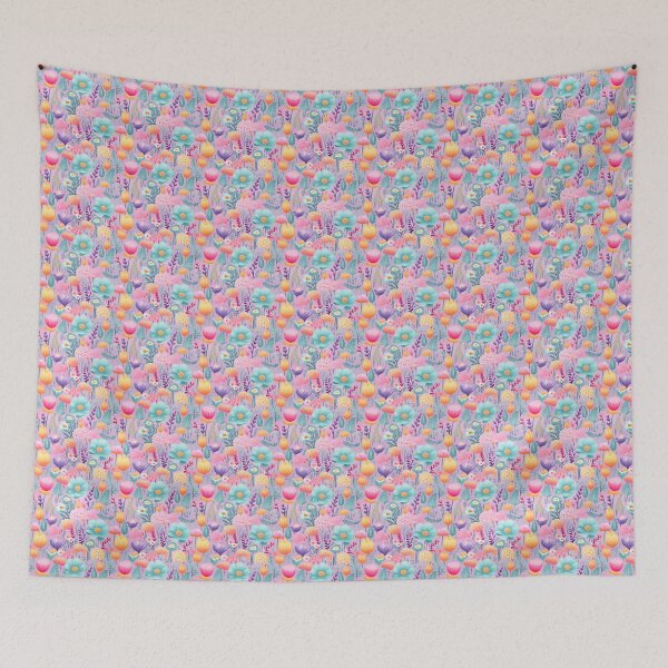 Item preview, Garden of Words (Floral Seamless) designed and sold by RaindewReview.